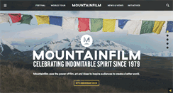 Desktop Screenshot of mountainfilm.org