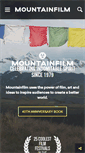 Mobile Screenshot of mountainfilm.org