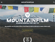 Tablet Screenshot of mountainfilm.org