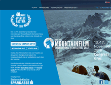 Tablet Screenshot of mountainfilm.com